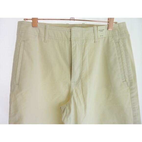 NWT Abercrombie & Fitch Cream Wide Leg Minimalist Pants 27 - Picture 2 of 7